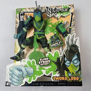 Ninjombie Sword Lord Action Figure w/Slim & Comic Book #4